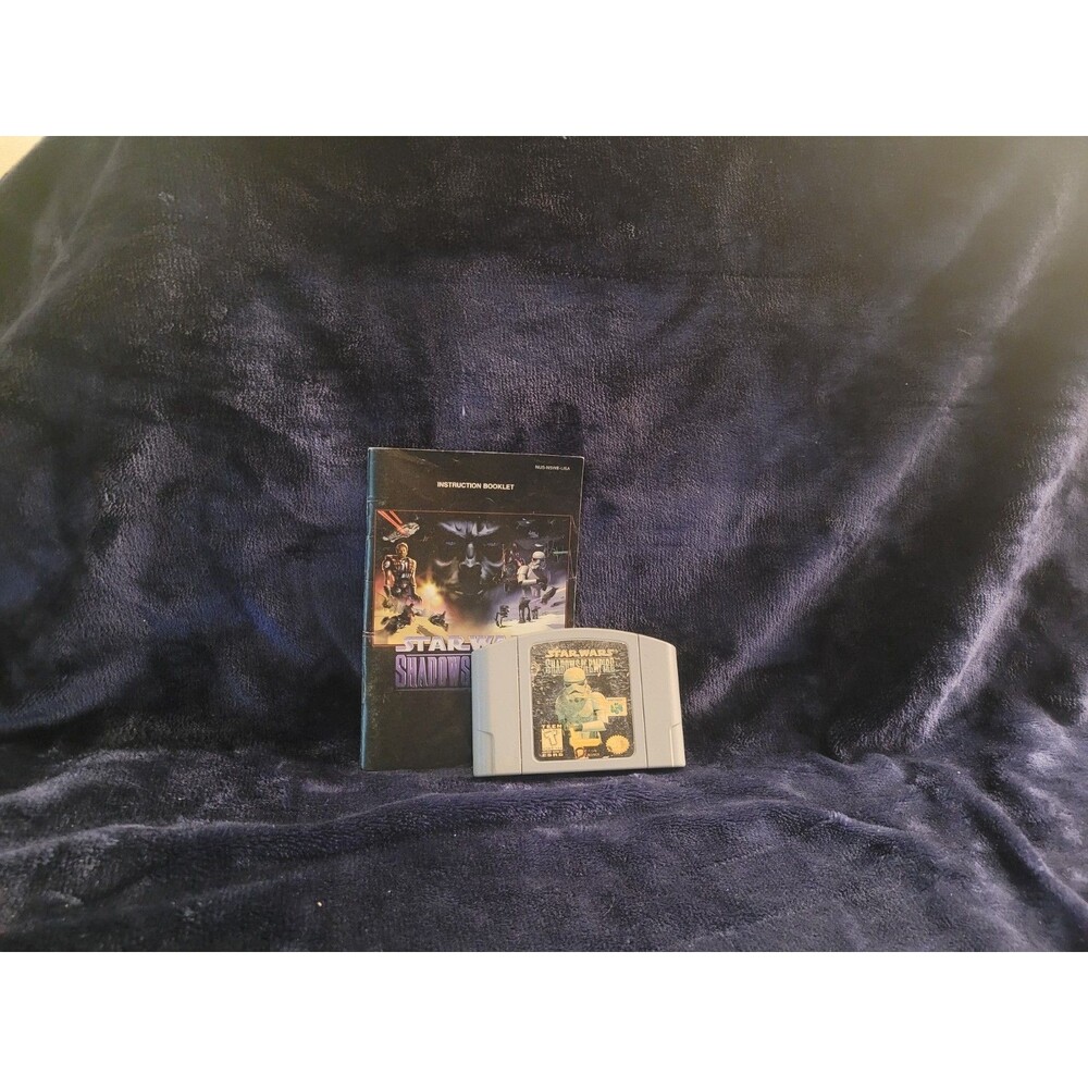 Star Wars Shadows of the Empire N64 1996 w/ Manual Untested